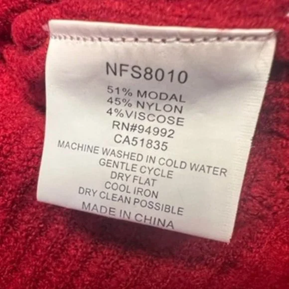 PATRIZIA LUCA | Milano Red Knit Sweater | NWOT | Size XL - Picture 11 of 11